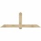 Ekena Millwork Eugene Rough Sawn Timber Gable Bracket, Douglas Fir, 84"W x 31"H x 4"D x 6"F, 9/12 Pitch GBW084X31X0406EUG00RDF - alternate 1